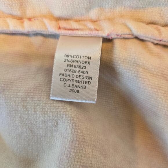 CJ Banks Corduroy Jacket Women's 1X Pink Orange Purple Paisley Boho Vintage - Picture 6 of 9